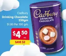 Spar Cadbury Drinking Chocolate offer
