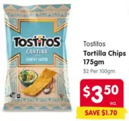 Spar Tostitos Tortilla Chips offer