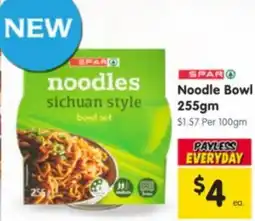 Spar Noodle Bowl offer