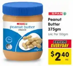 Spar Peanut Butter offer