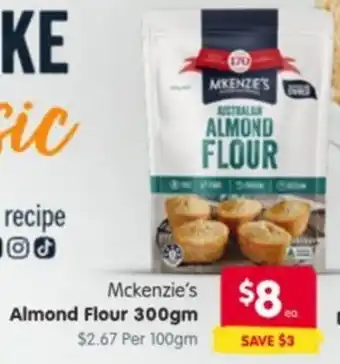 Spar Mckenzie's Almond Flour offer