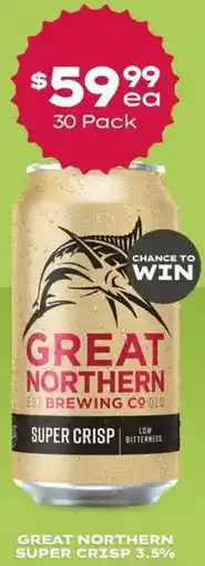 Thirsty Camel Great northern super crisp 3.5% offer