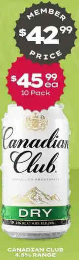Thirsty Camel Canadian club 4.8% range offer
