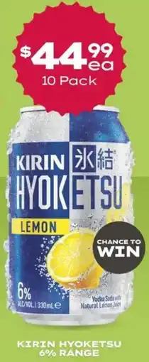 Thirsty Camel Kirin hyoketsu 6% range offer