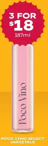 Thirsty Camel Poco vino select varietals offer