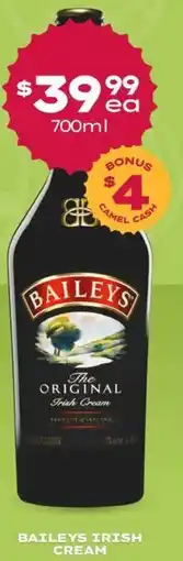 Thirsty Camel Baileys irish cream offer