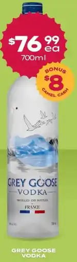 Thirsty Camel Grey goose vodka offer