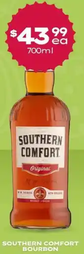 Thirsty Camel Southern comfort bourbon offer
