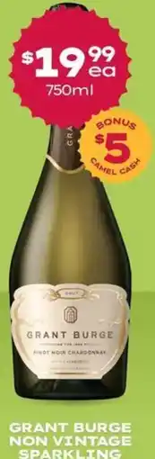 Thirsty Camel Grant burge non vintage sparkling offer