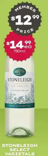 Thirsty Camel Stoneleigh select varietals offer