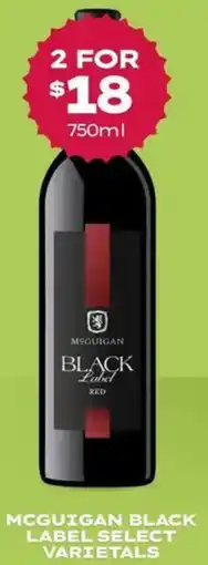 Thirsty Camel Mcguigan black label offer