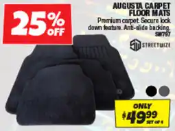 Autobarn Augusta carpet floor mats offer