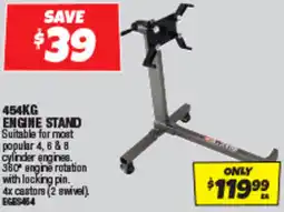 Autobarn Engine stand offer