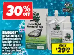 Autobarn Headlight restorer kit offer