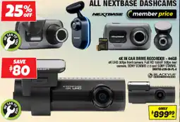 Autobarn 4K IN CAR DRIVE RECORDER 64GB offer