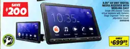 Autobarn 8.95 av unit digital media receiver with weblink cast offer