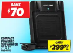 Autobarn Compact powered subwoofer offer