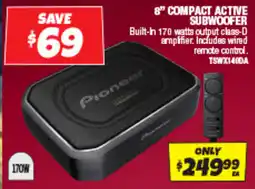 Autobarn compact active subwoofer offer