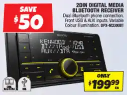 Autobarn 2din digital media bluetooth receiver offer