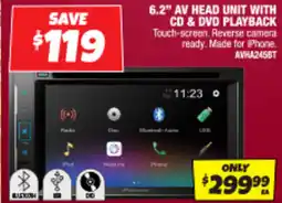 Autobarn av head unit with cd & dvd playback offer