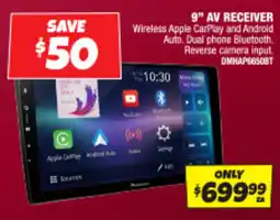 Autobarn 9 AV RECEIVER offer