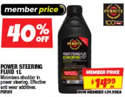Autobarn Power steering fluid offer