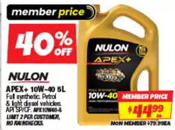 Autobarn Apex 10w 40 offer