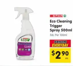 Spar Eco Cleaning Trigger Spray offer