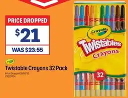 Officeworks Twistable Crayons offer