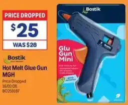Officeworks Bostik Hot Melt Glue Gun MGH offer