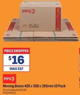 Officeworks PPS Moving Boxes offer