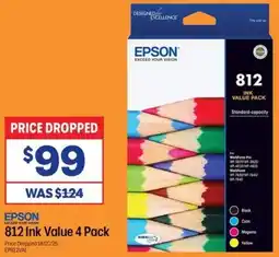Officeworks Epson 812 ink value offer