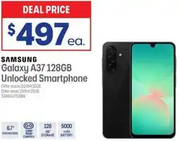 Officeworks Samsung galaxy a37 128gb unlocked smartphone offer