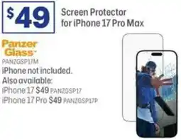 Officeworks Panzer glass screen protector offer
