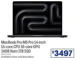 Officeworks MacBook Pro M5 Pro offer