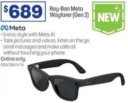 Officeworks Meta ray-ban meta wayfarer (gen 2) offer