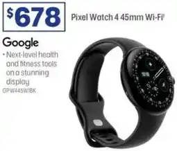 Officeworks Google pixel watch 4 45mm wi-fi offer