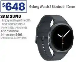 Officeworks Samsung galaxy watch 8 bluetooth 40mm offer