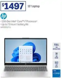 Officeworks Hp 15" laptop offer