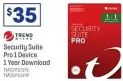 Officeworks Trend security suite pro 1 device 1 year download offer