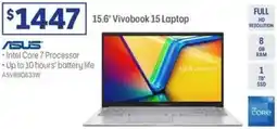 Officeworks 15.6" vivobook 15 laptop offer