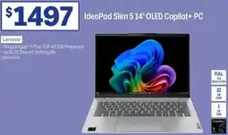 Officeworks Lenovo ideapad slim 514" oled copilot+ pc offer