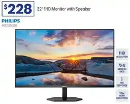 Officeworks Philips 32" fhd monitor with speaker offer