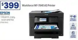 Officeworks Epson workforce wf-7840 a3 printer offer
