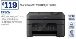 Officeworks Epson workforce wf-2930 inkjet printer offer