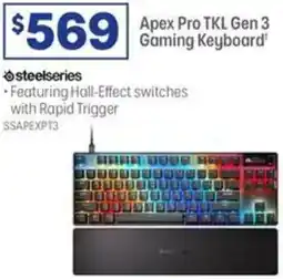 Officeworks Apex pro tkl gen 3 gaming keyboard offer