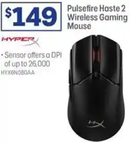 Officeworks Hyper pulsefire haste 2 wireless gaming mouse offer