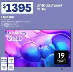 Officeworks Samsung 55" 4k qled smart tv q6f offer