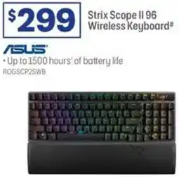 Officeworks Asus strix scope il 96 wireless keyboard offer