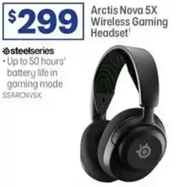 Officeworks Steelseries arctis nova 5x wireless gaming headset offer